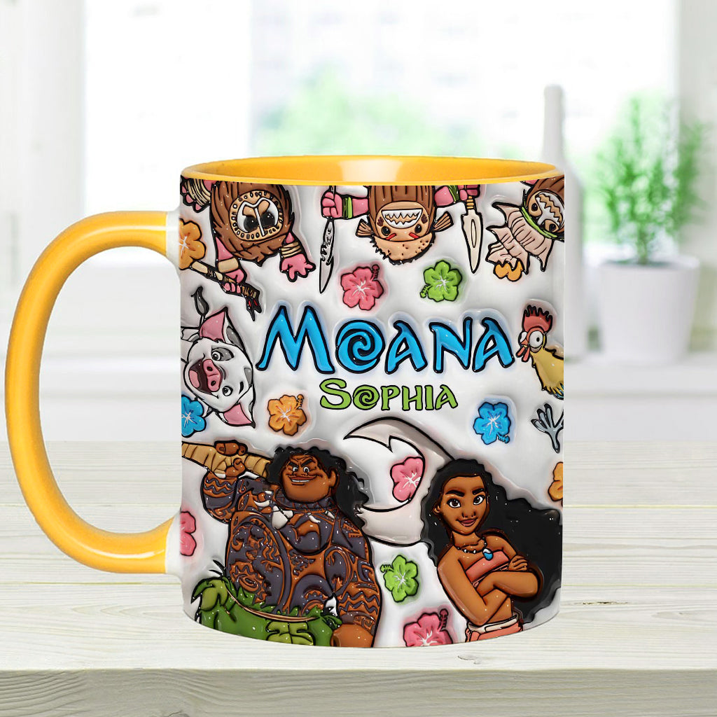 Sea Blossom - Personalized Mouse Accent Mug