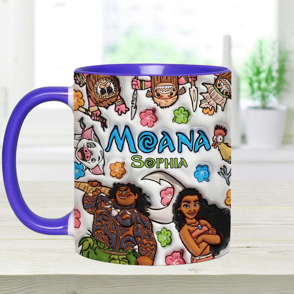 Sea Blossom - Personalized Mouse Accent Mug