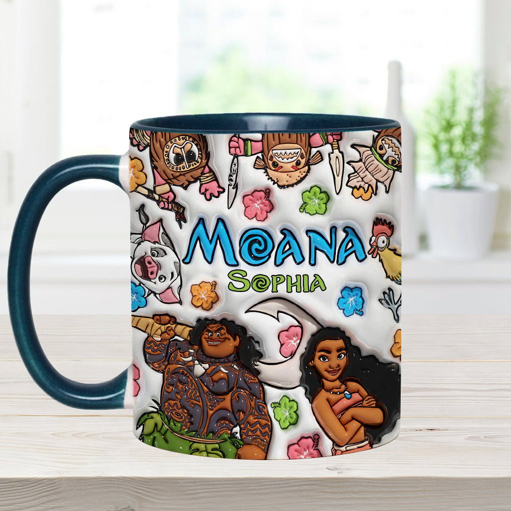 Sea Blossom - Personalized Mouse Accent Mug