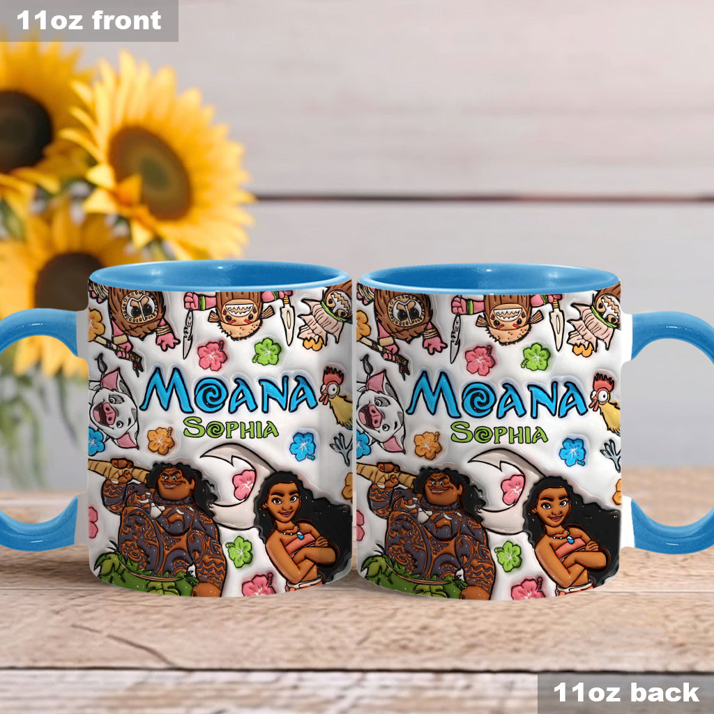 Sea Blossom - Personalized Mouse Accent Mug