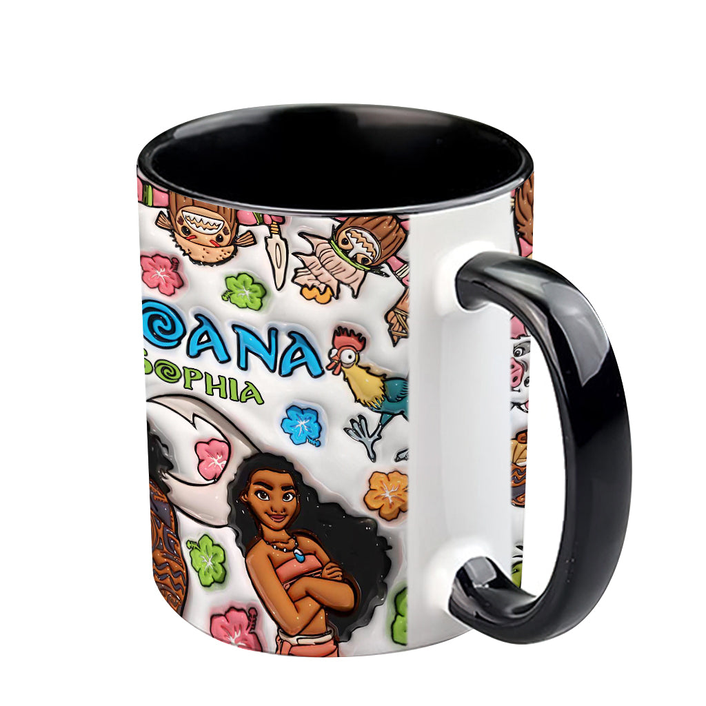 Sea Blossom - Personalized Mouse Accent Mug