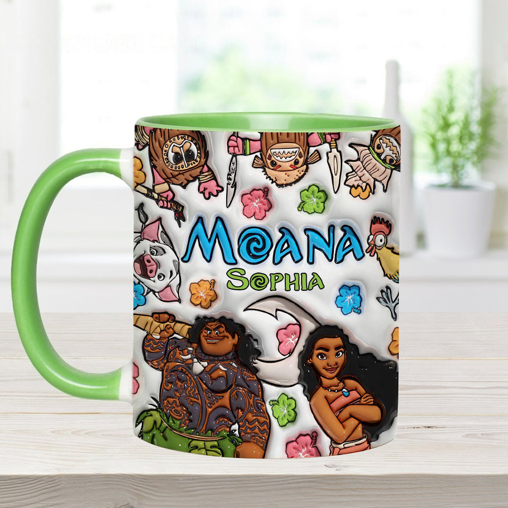 Sea Blossom - Personalized Mouse Accent Mug