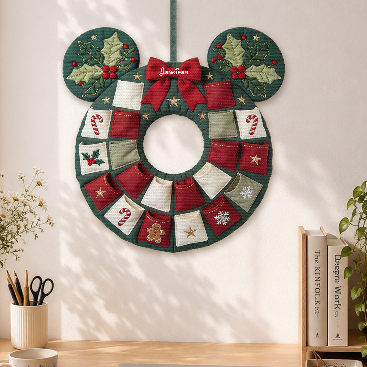 Magical - Personalized Mouse Fabric Advent Calendar
