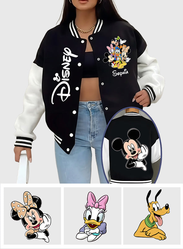 Magical Day - Personalized Mouse Varsity Jacket