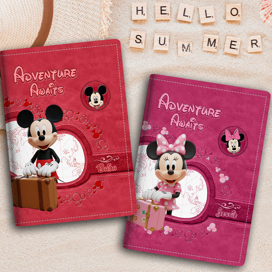 Magical Mouse Ears Adventure Awaits - Personalized Mouse Passport Holder