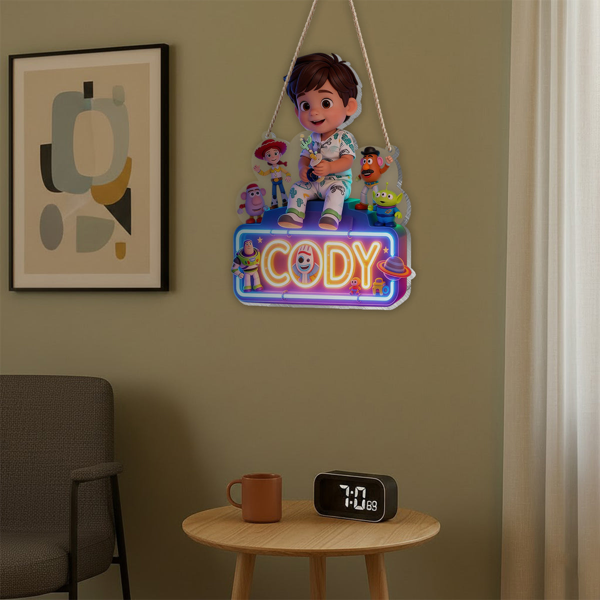 The Story Of Toys - Personalized Movie For Kids LED Light Acrylic Sign