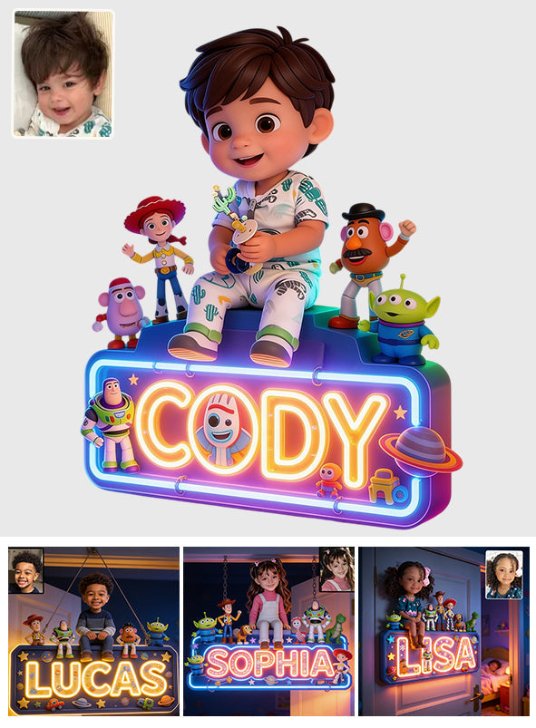 The Story Of Toys - Personalized Movie For Kids LED Light Acrylic Sign