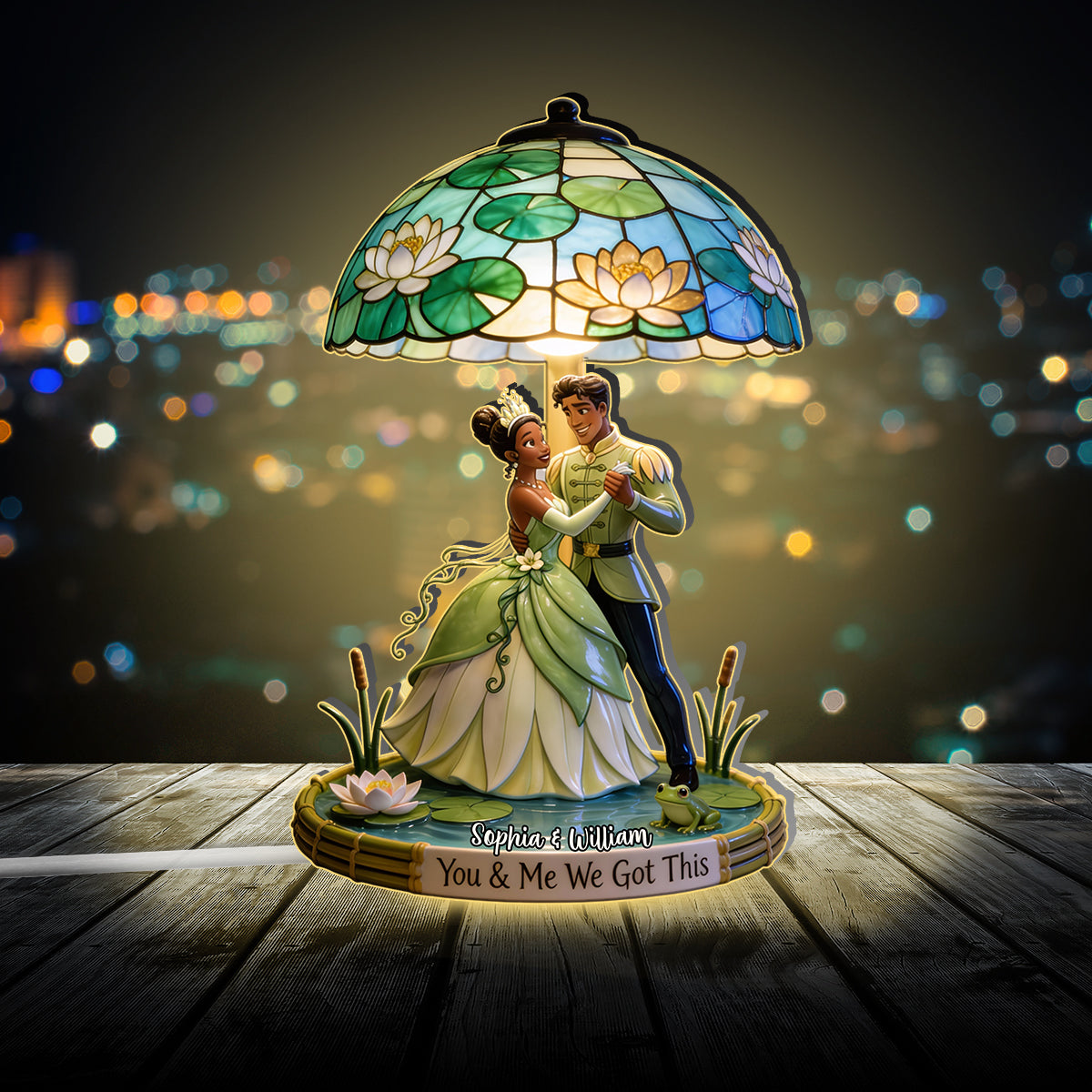 I Love You - Personalized Mouse Acrylic LED Night Light