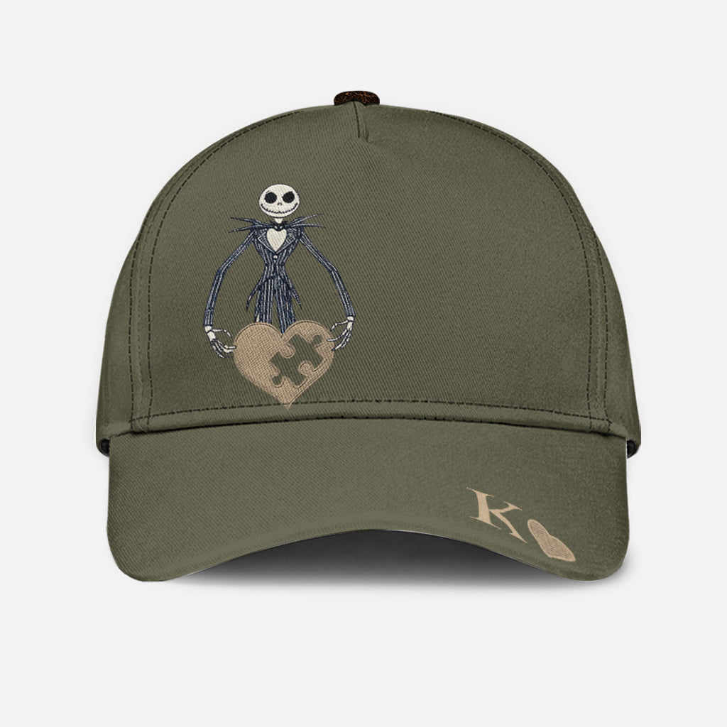 You're Missing Piece Matching Cap Nightmare Couple - Personalized Nightmare Classic Cap