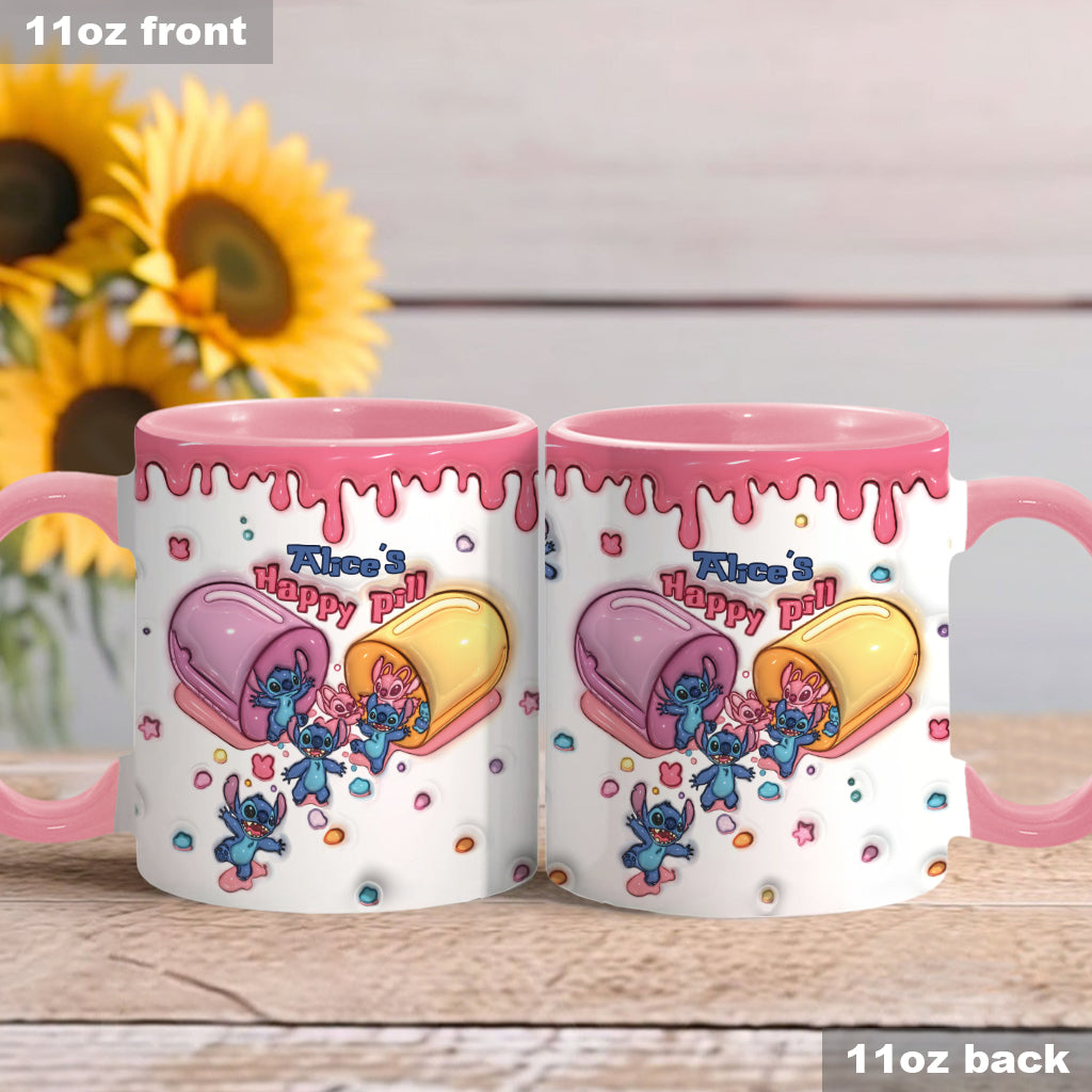 My Happy Pill - Personalized Ohana Accent Mug