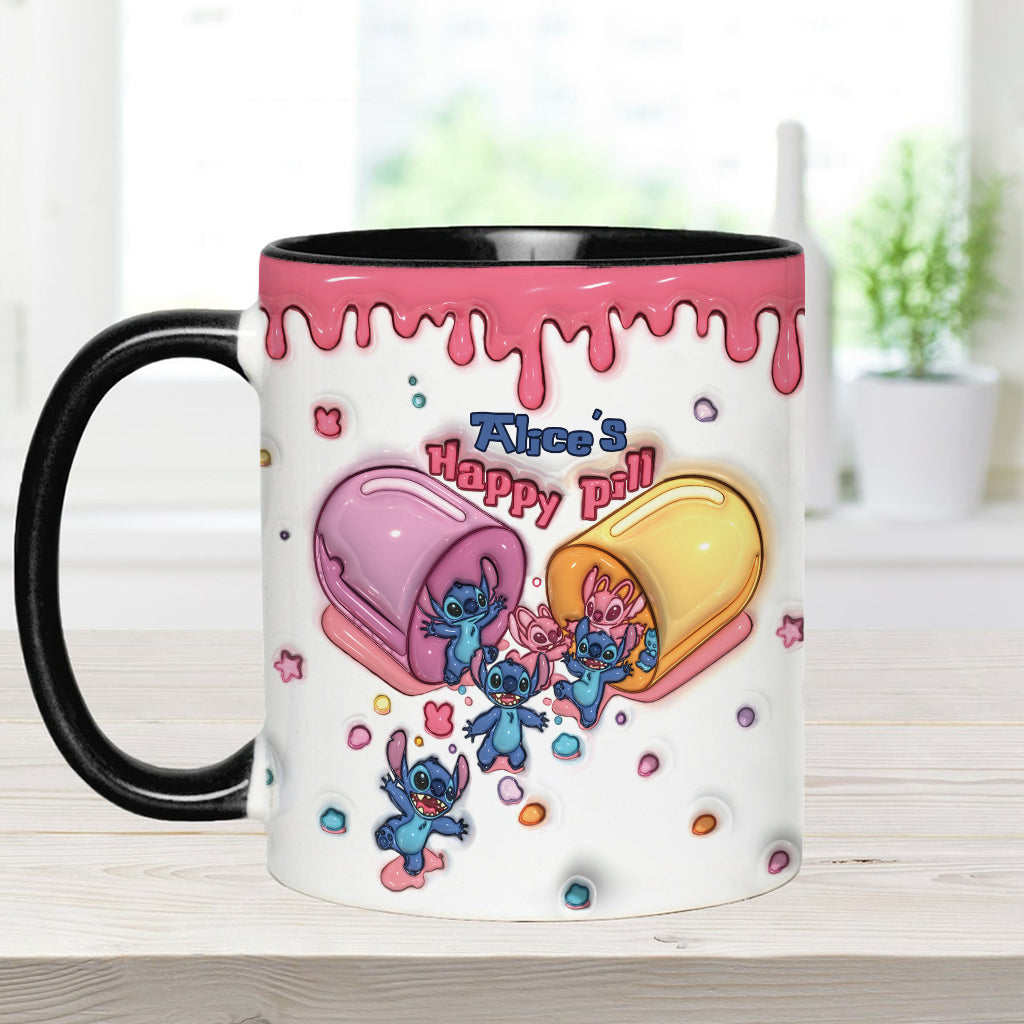 My Happy Pill - Personalized Ohana Accent Mug