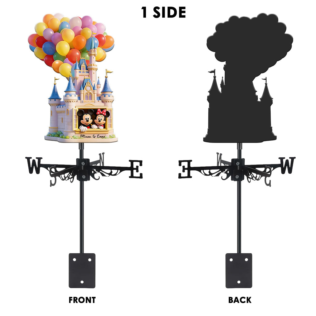 Magical Castle - Personalized Dream Trip Weather Vane