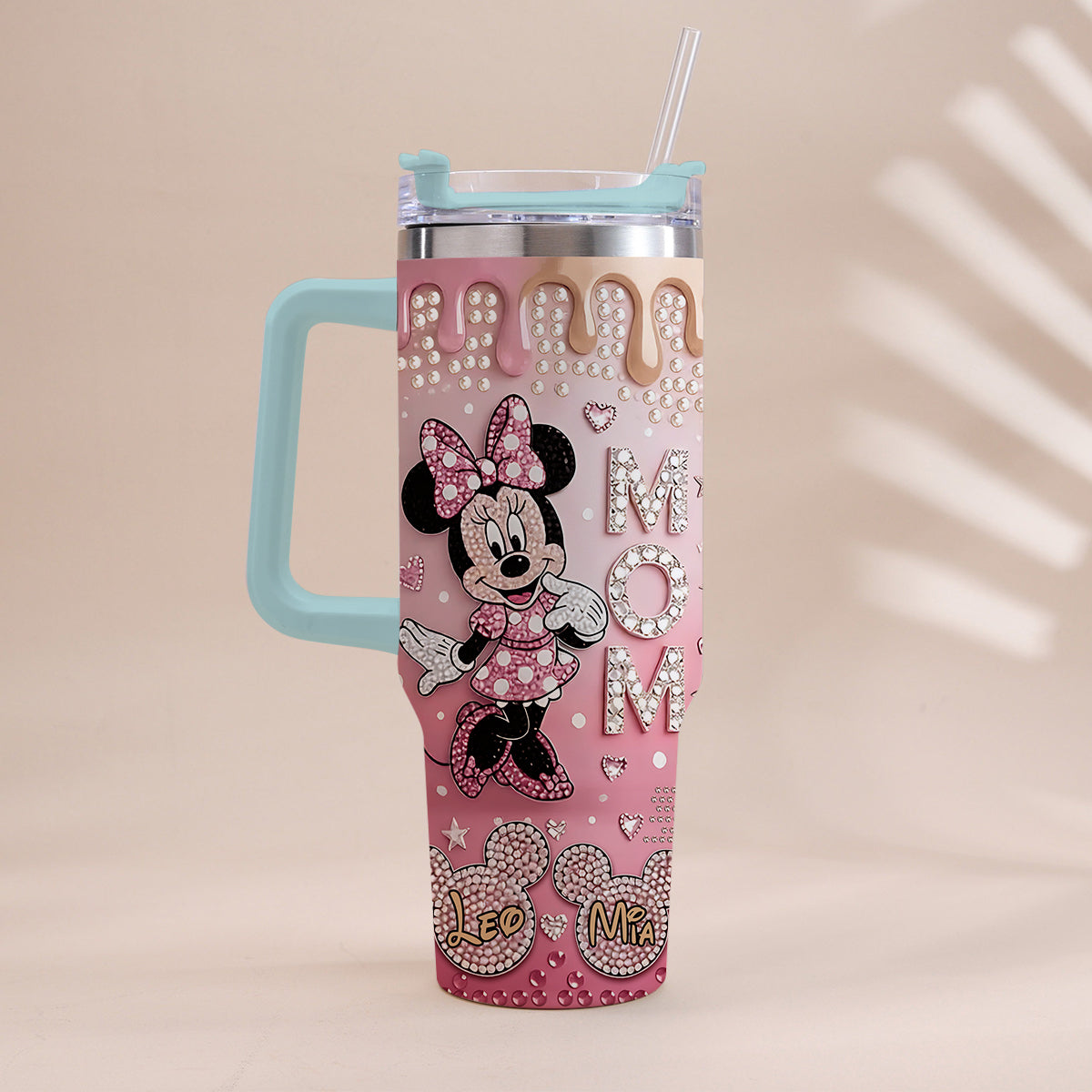 Mouse Mama - Personalized Mouse Tumbler With Handle