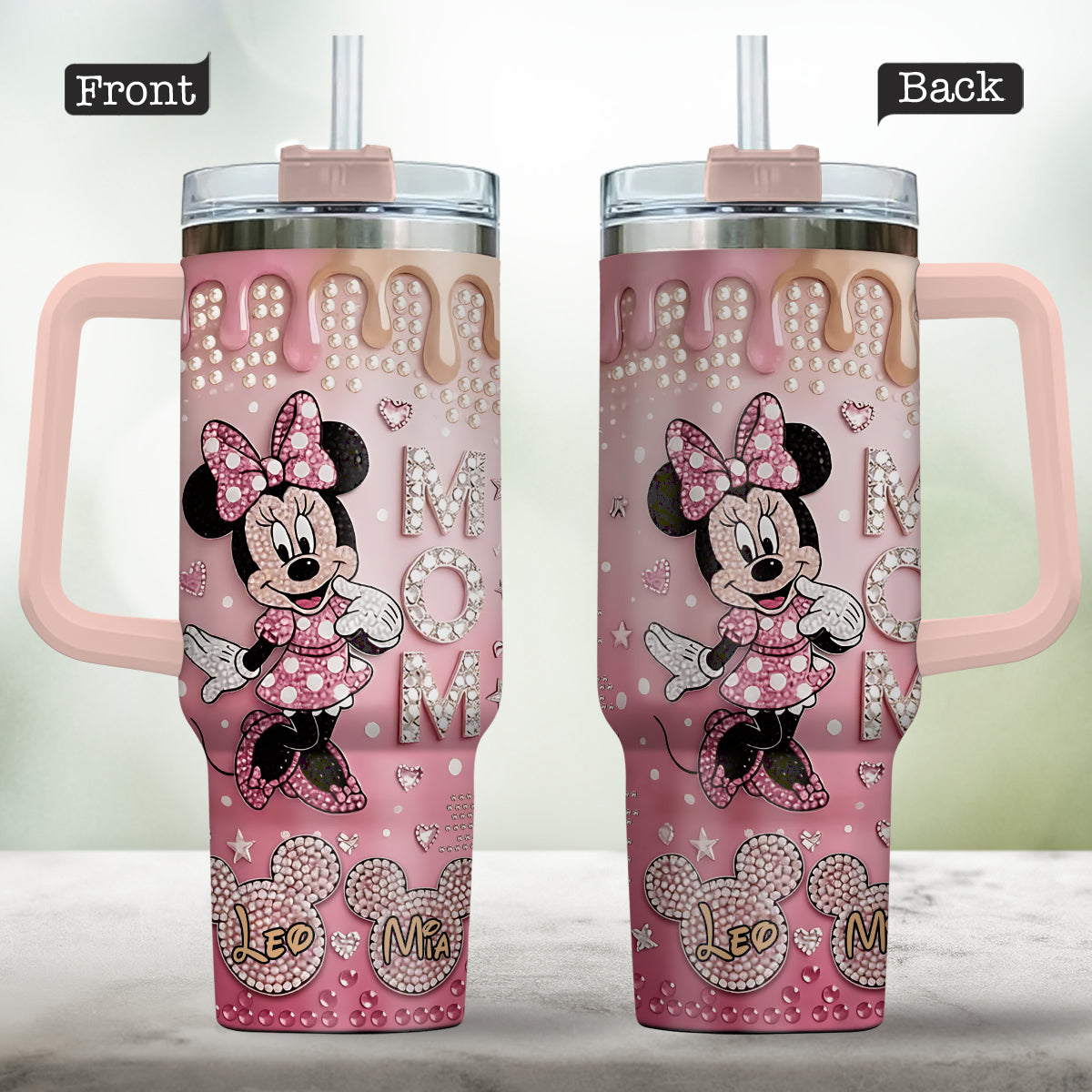 Mouse Mama - Personalized Mouse Tumbler With Handle