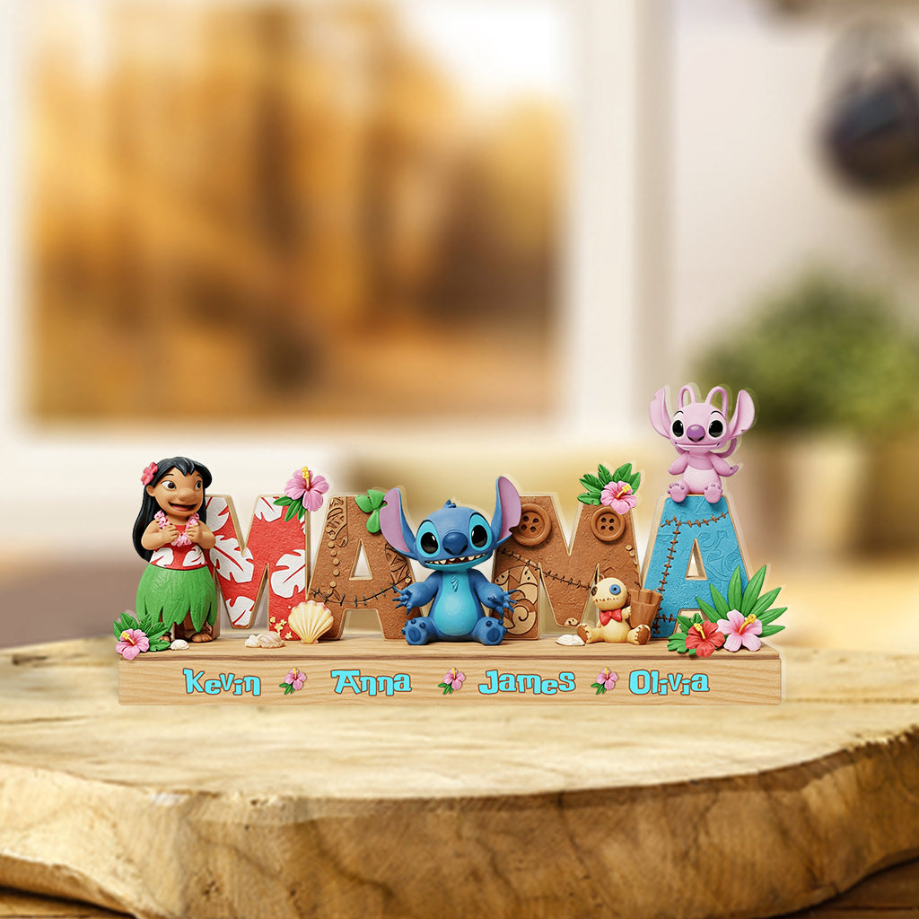 Ohana Means Family - Personalized Ohana Custom Shaped Acrylic Plaque