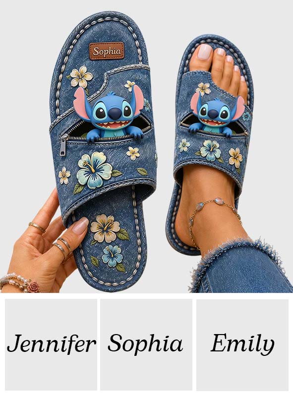 Ohana Means Family - Personalized Ohana Open Toe Sandals