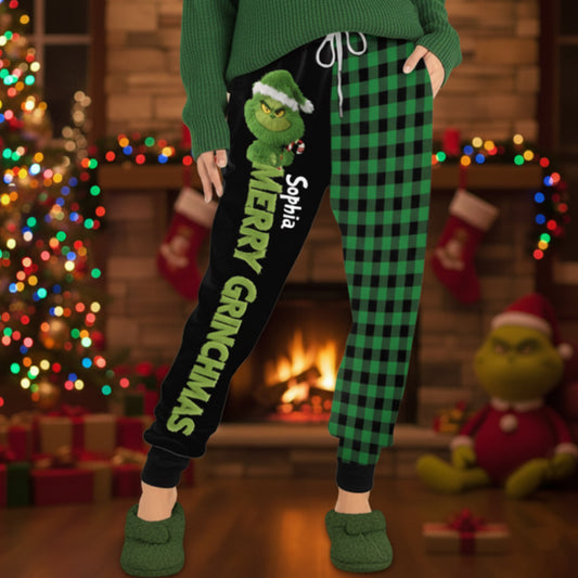 Merry Greenmas - Personalized Stole Christmas Unisex Sweatpants