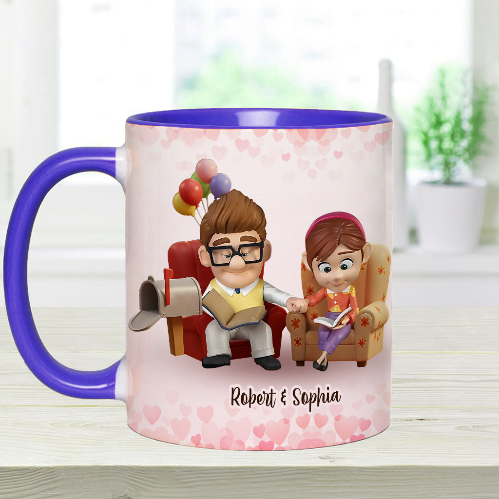 You Are My Greatest Adventure - Personalized Mouse Accent Mug