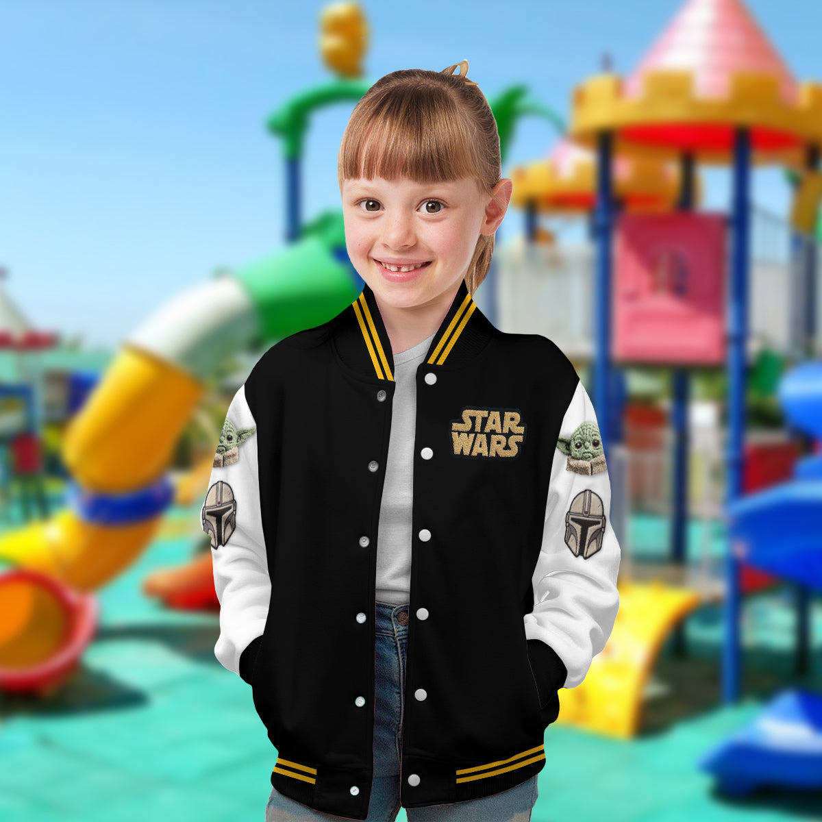 This Is The Way - Personalized The Force Varsity Jacket