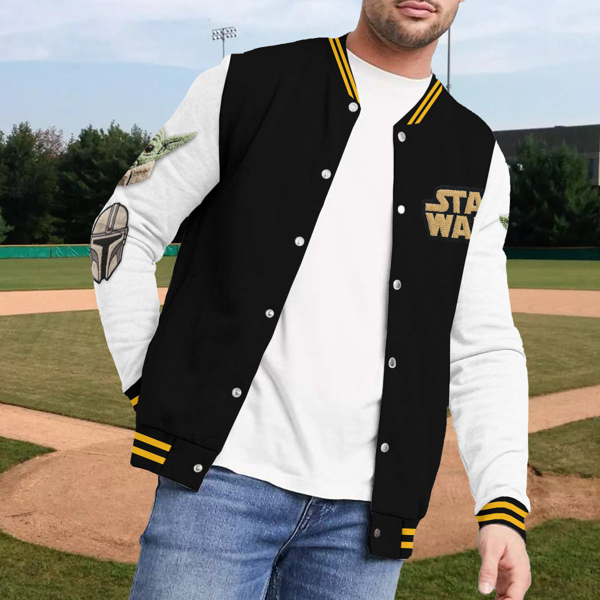 This Is The Way - Personalized The Force Varsity Jacket