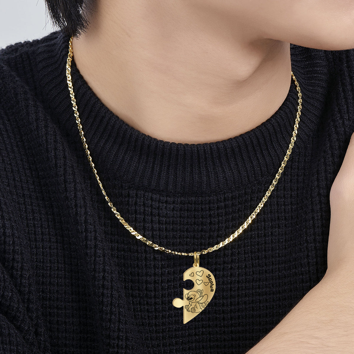 I'm Yours No Returns Or Refunds - Personalized Ohana Matching Pendant Necklace