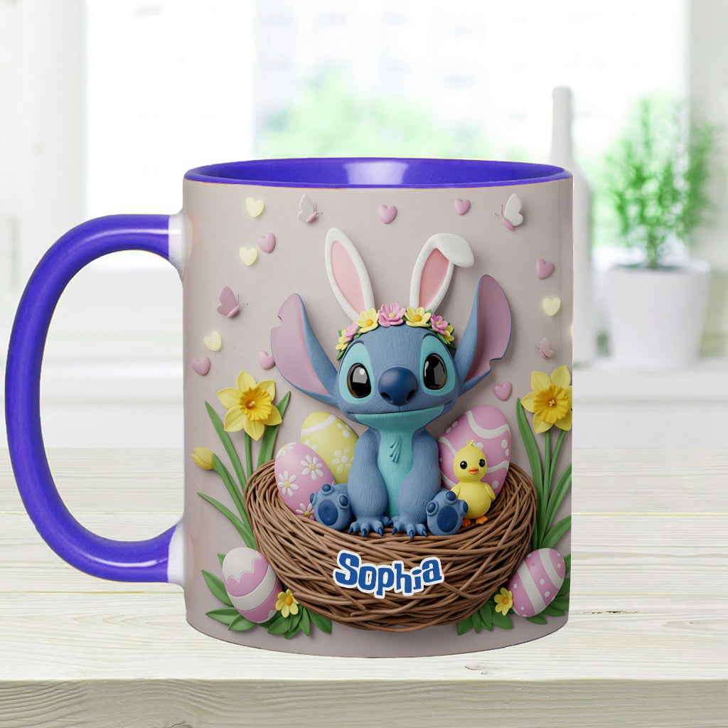 Happy Easter - Personalized Ohana Accent Mug