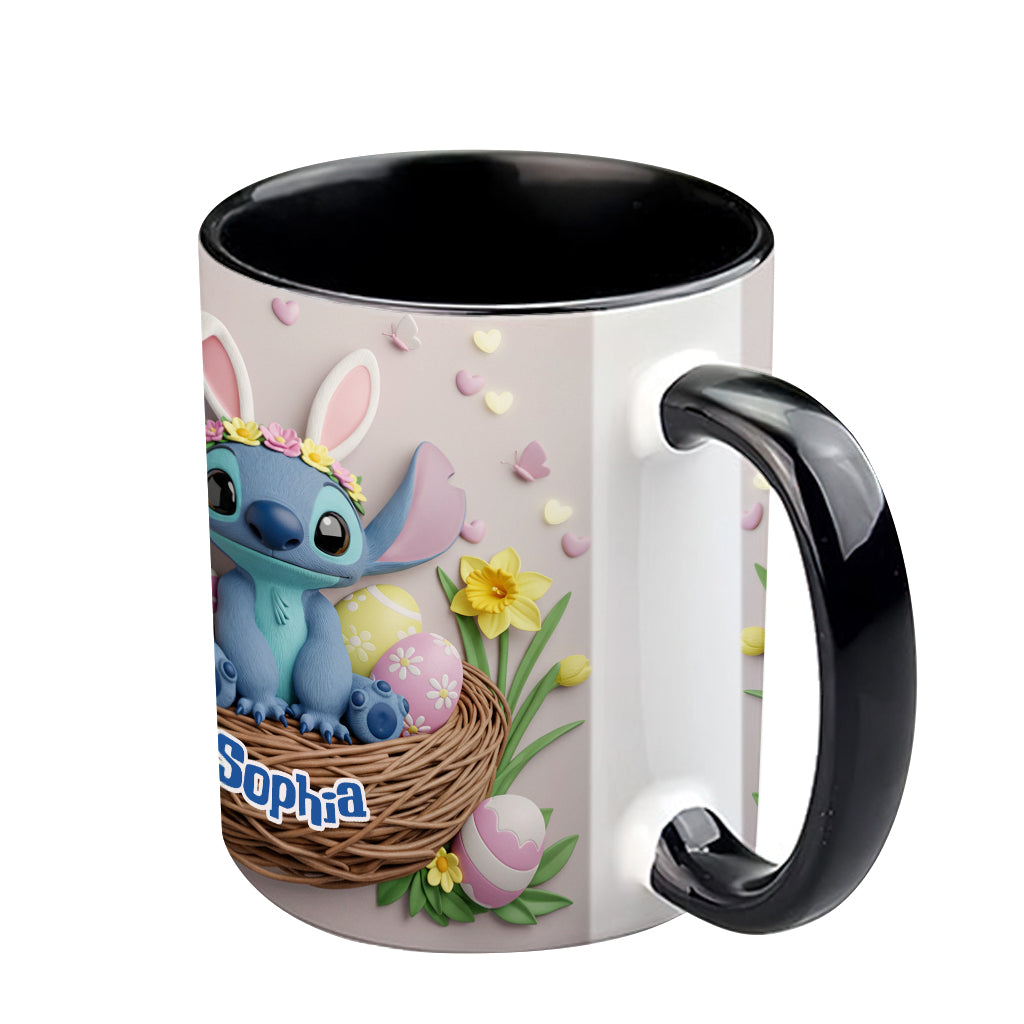 Happy Easter - Personalized Ohana Accent Mug