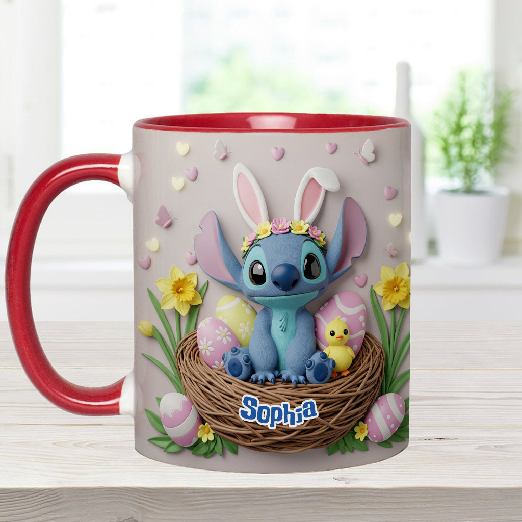 Happy Easter - Personalized Ohana Accent Mug