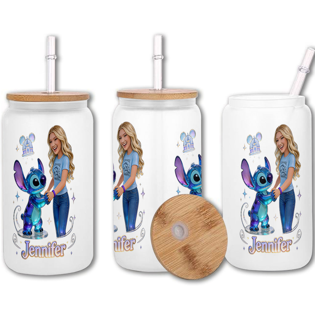 Best Friends - Personalized Ohana Can Glass