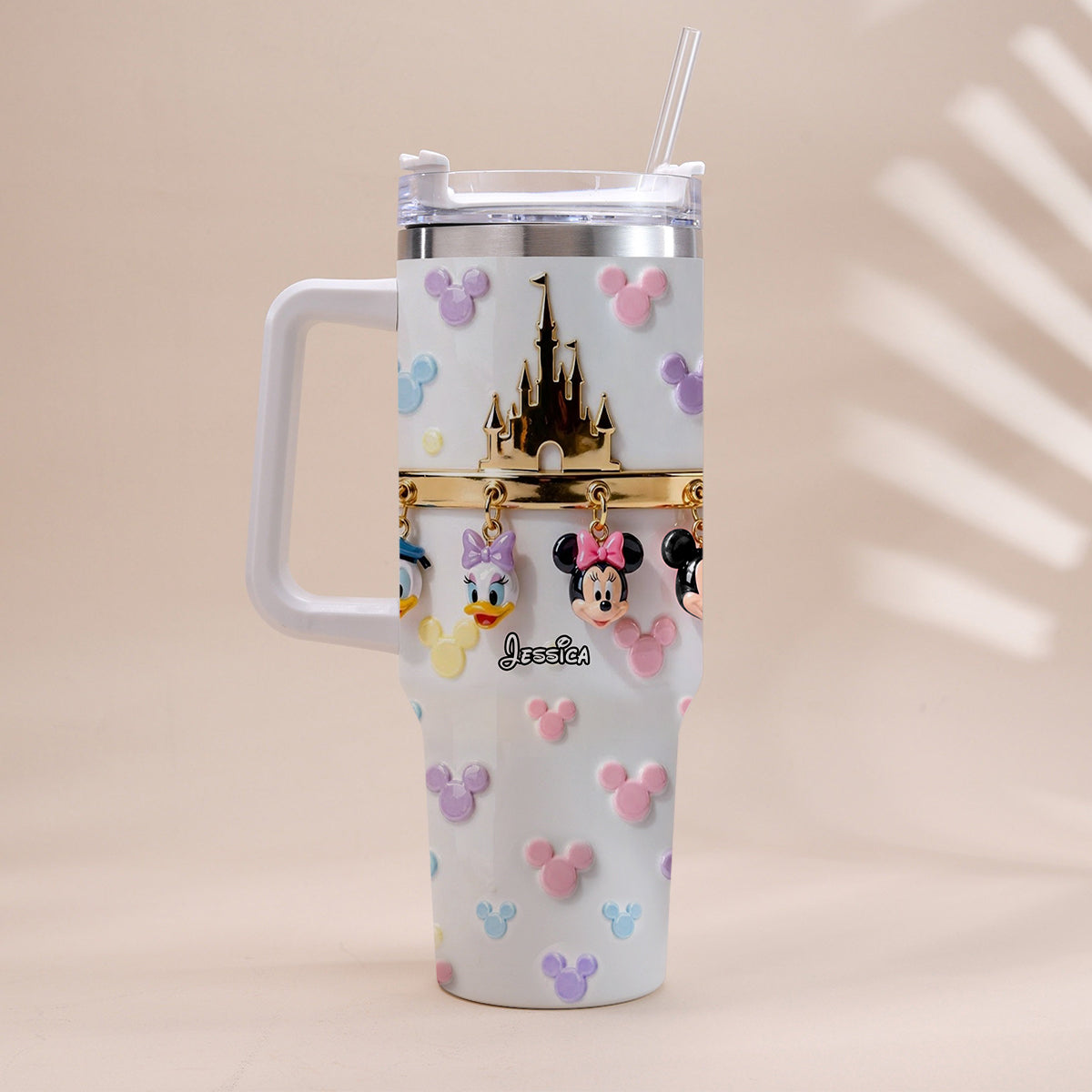 Friends - Personalized Mouse Tumbler With Handle