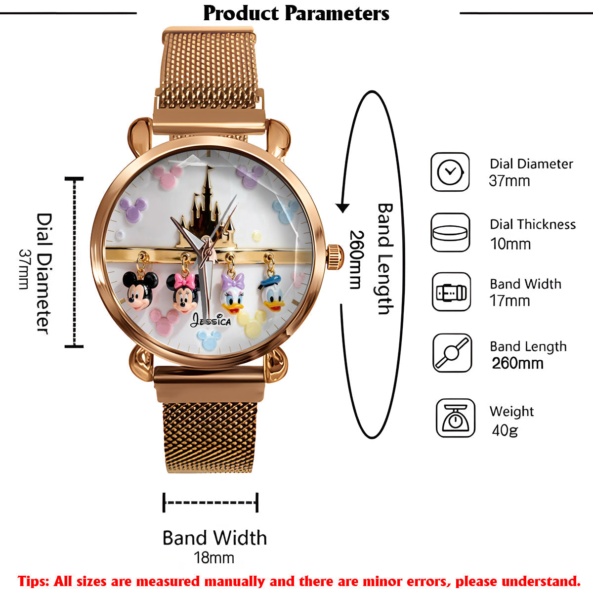 Friends - Personalized Mouse Women Hand Watch