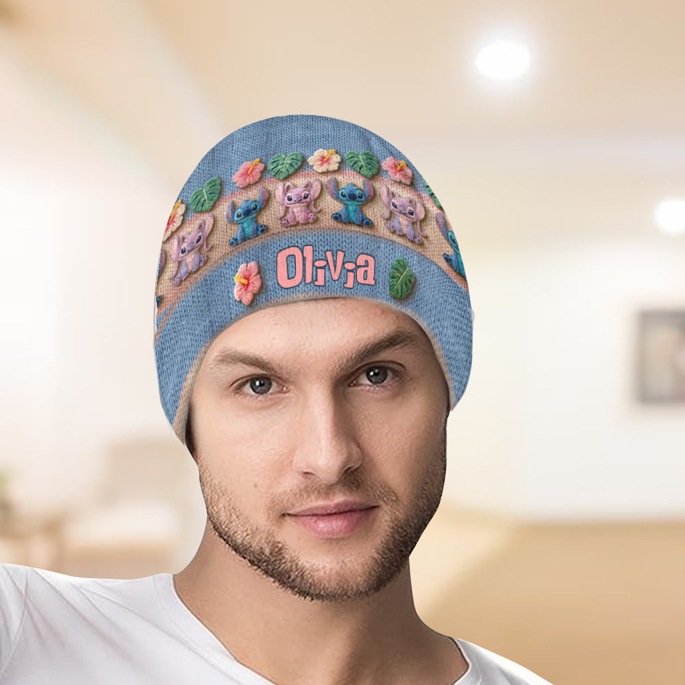 Ohana Vibe - Personalized Ohana Beanie Hat
