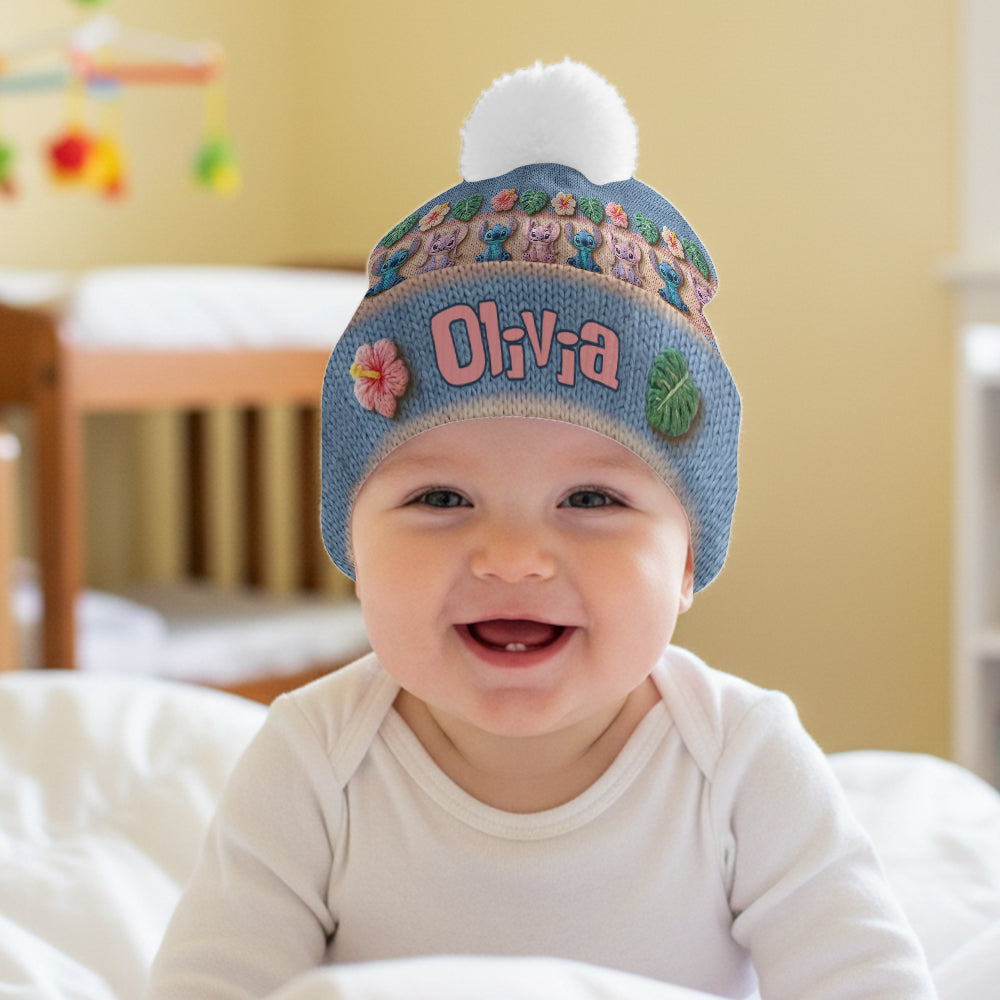 Ohana Vibe - Personalized Ohana Beanie Hat