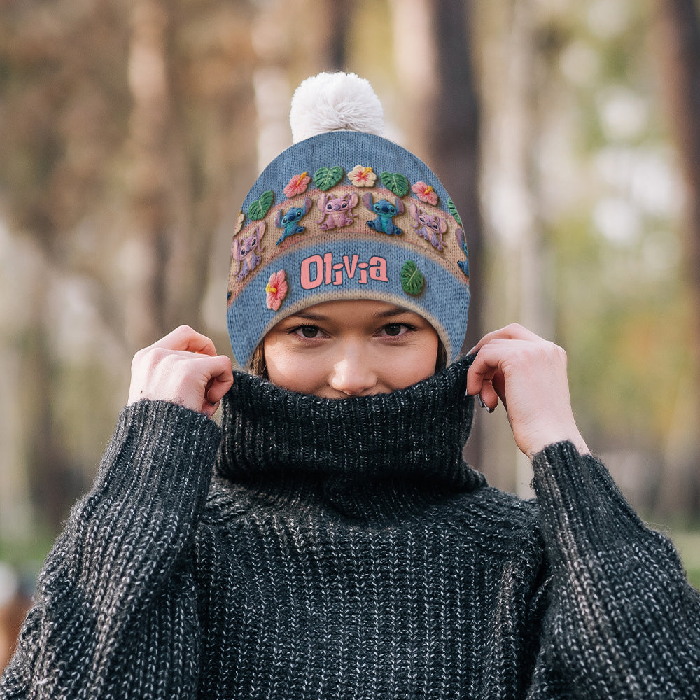 Ohana Vibe - Personalized Ohana Beanie Hat