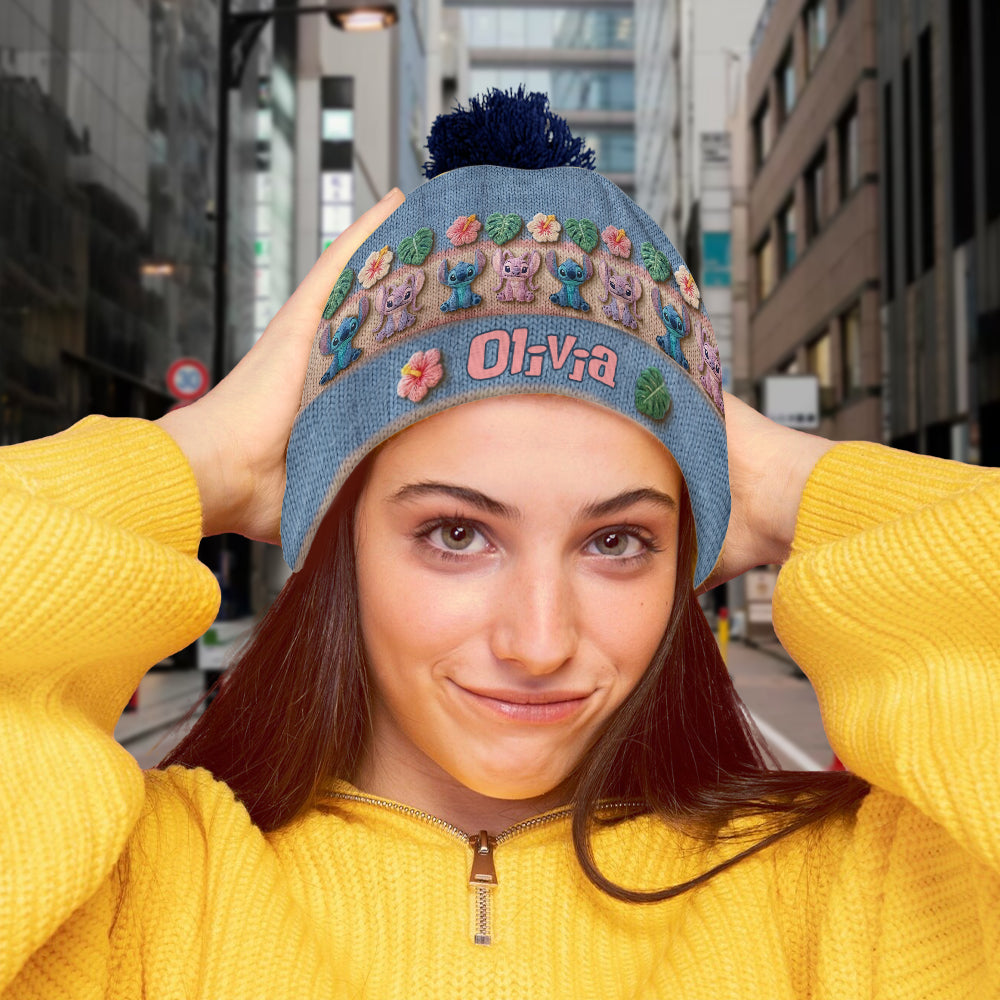 Ohana Vibe - Personalized Ohana Beanie Hat