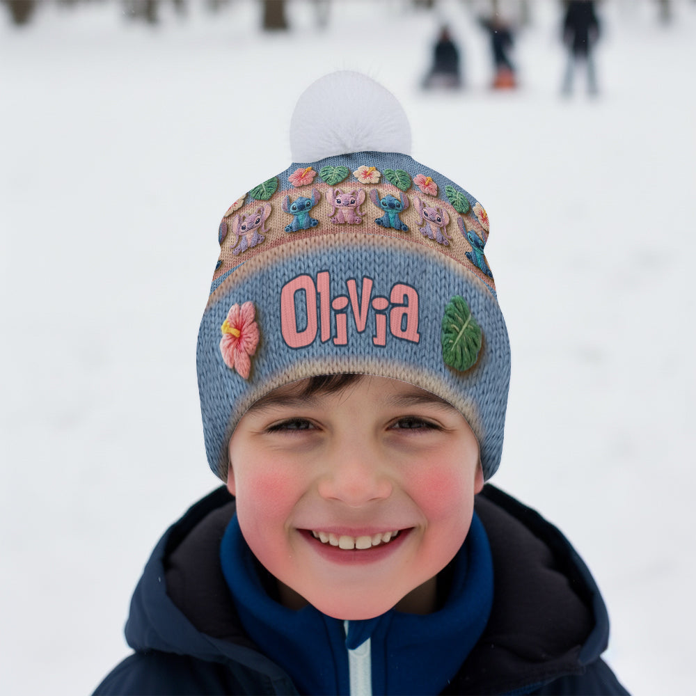 Ohana Vibe - Personalized Ohana Beanie Hat