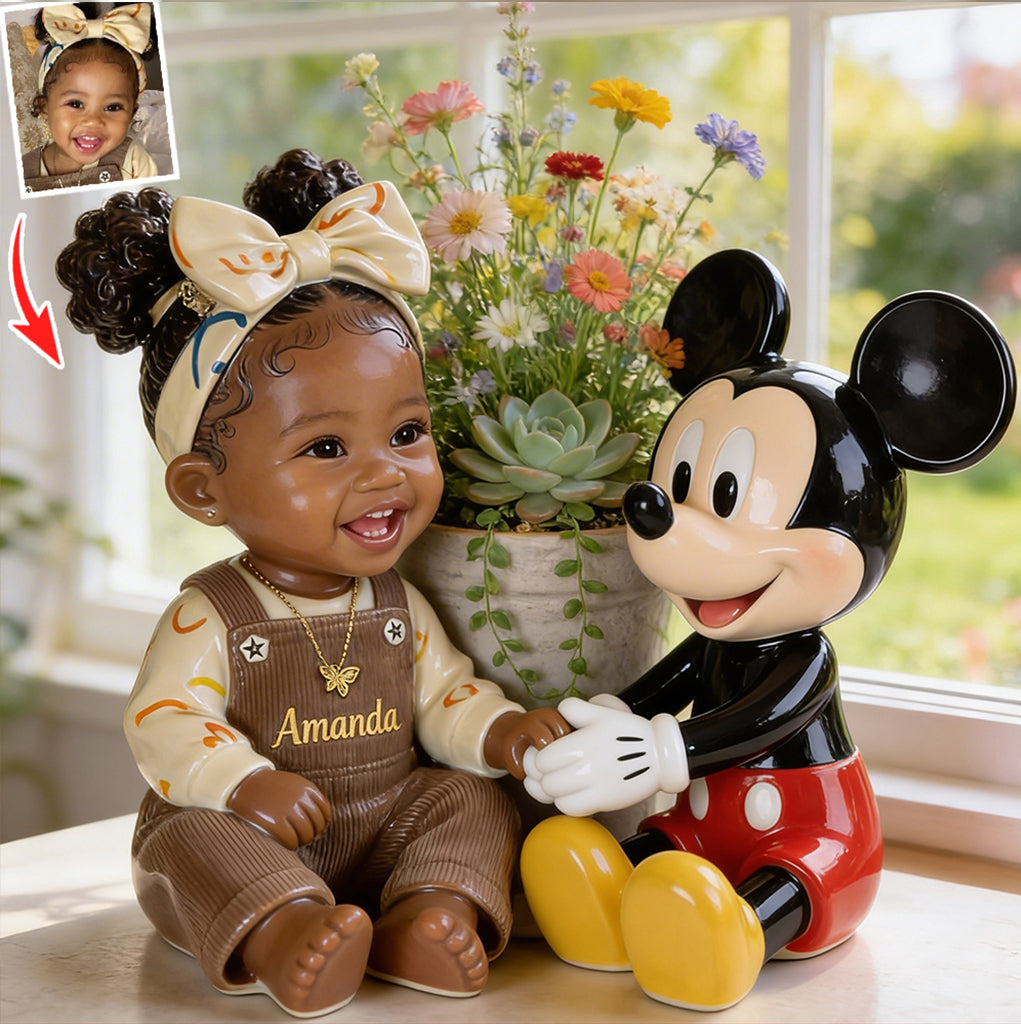 Magical Friends - Personalized Mouse Acrylic Pot