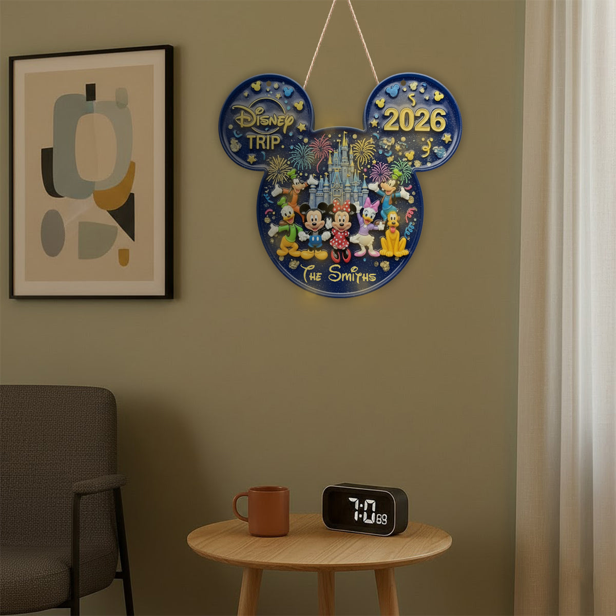 Magical Trips - Personalized Mouse LED Light Acrylic Sign