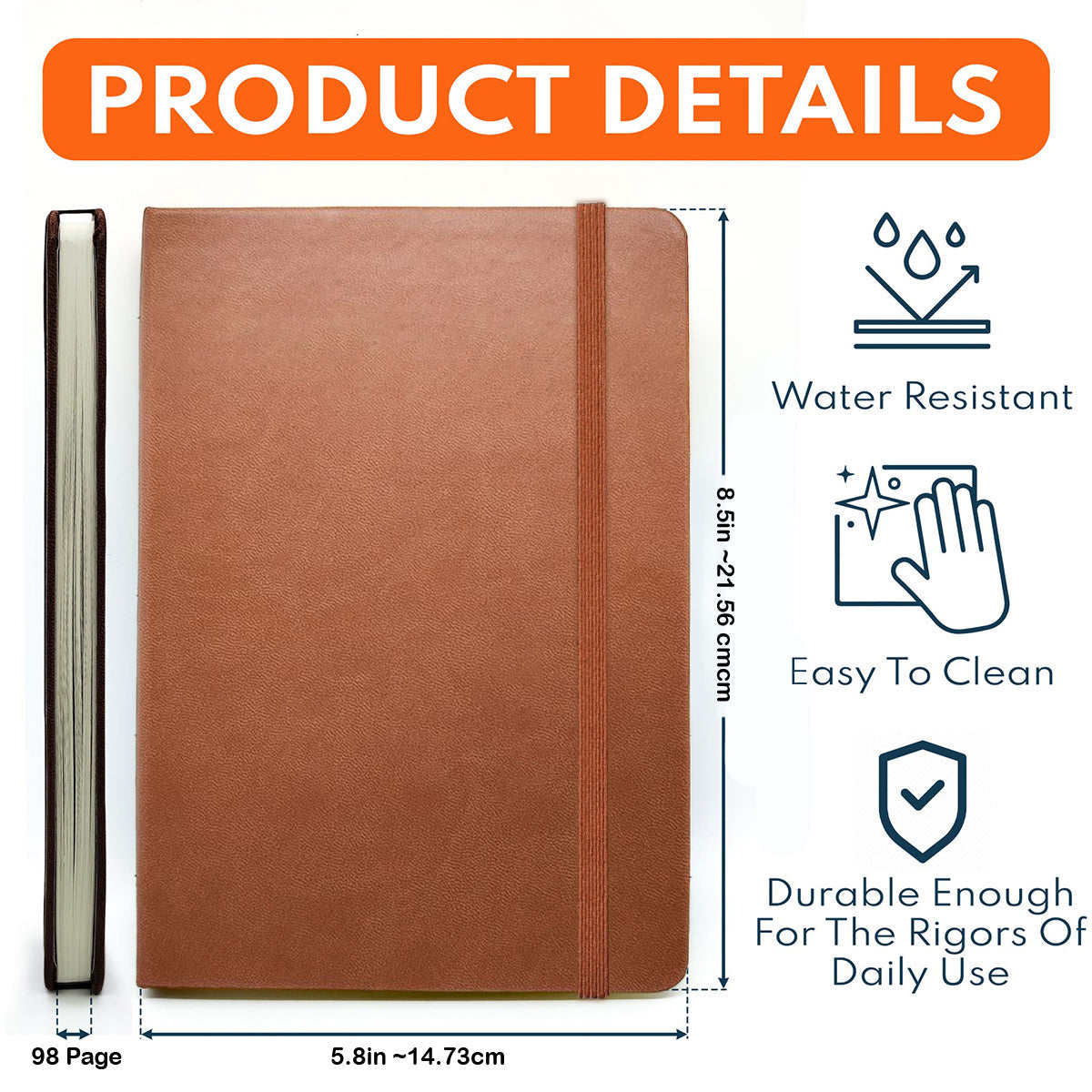 Dream Magic Custom Name - Personalized Mouse Leather Journal