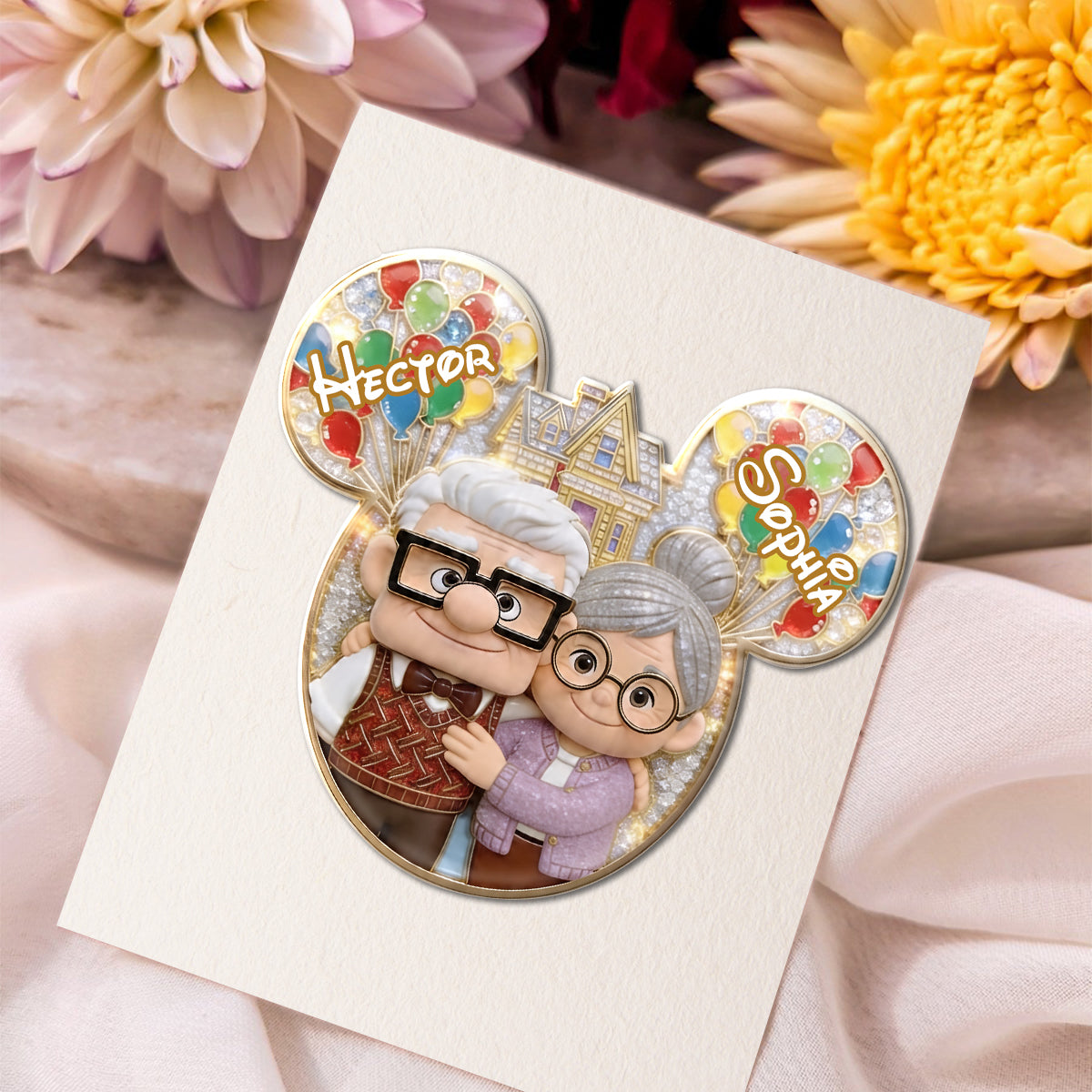 My Greatest Adventure - Personalized Up Movie Couple Pin