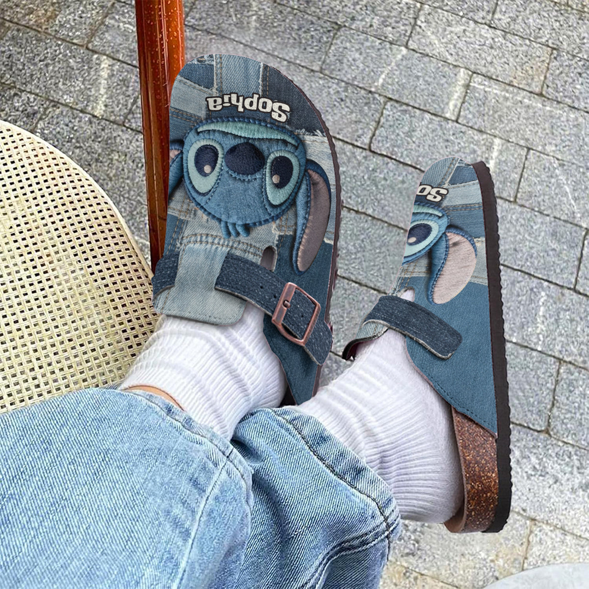 Blue Ohana - Personalized Ohana Clogs With Arch Support
