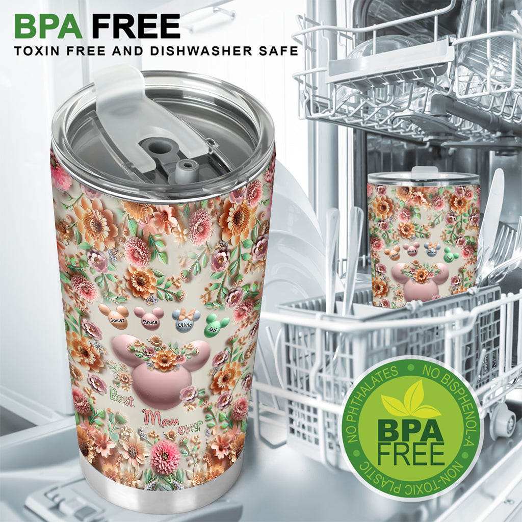 Best Mom Grandma Ever - Personalized Mouse Tumbler