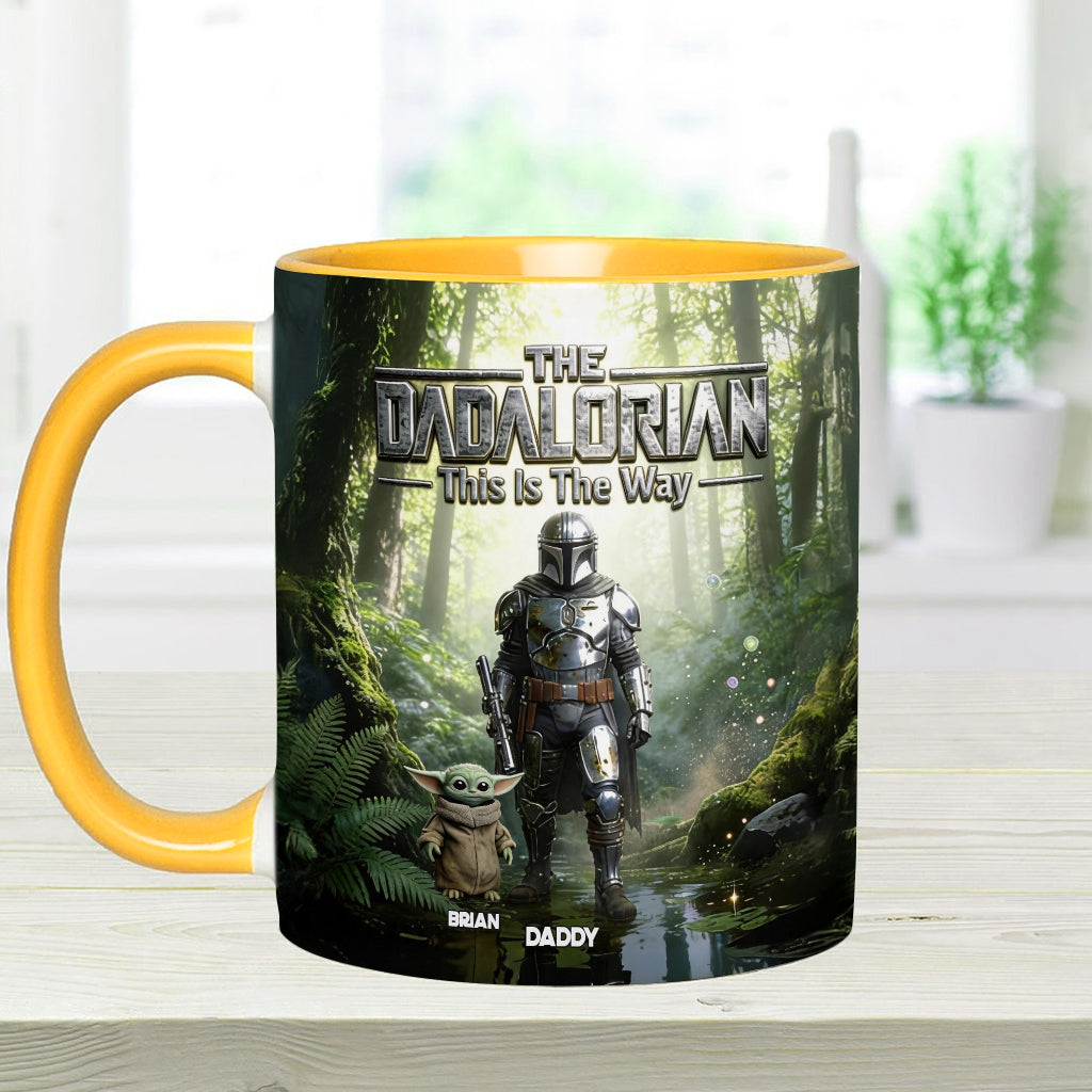 This Is The Way - Personalized The Force Accent Mug & Coaster
