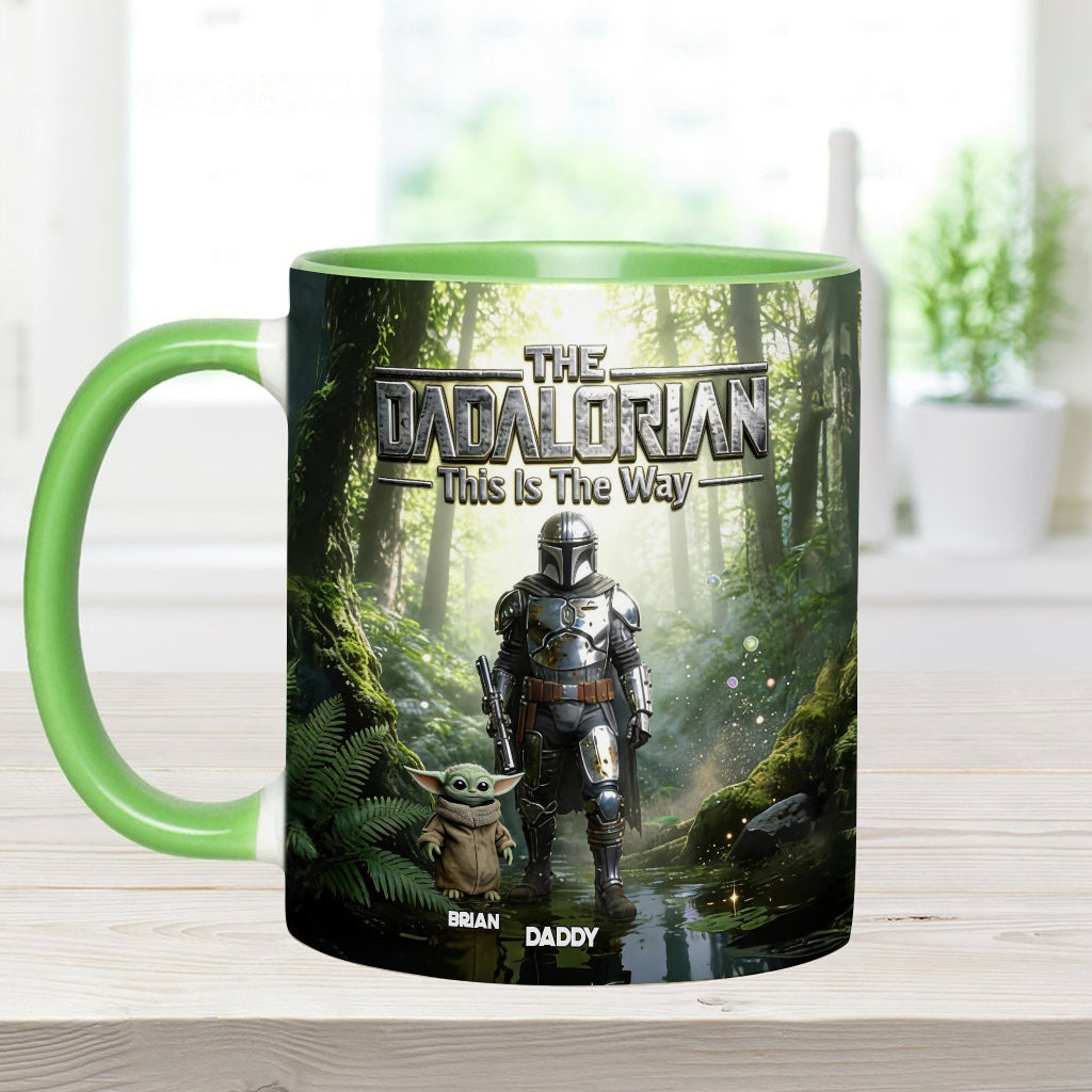 This Is The Way - Personalized The Force Accent Mug & Coaster
