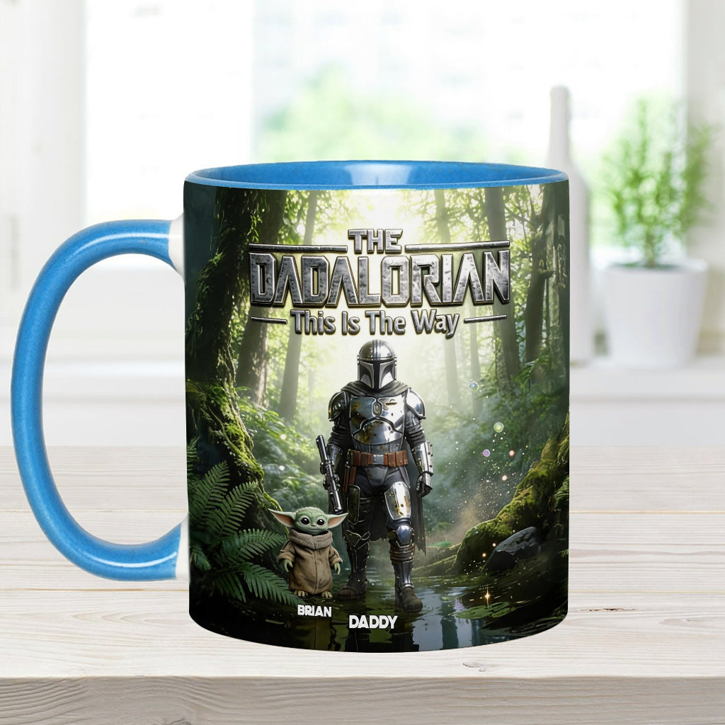 This Is The Way - Personalized The Force Accent Mug & Coaster