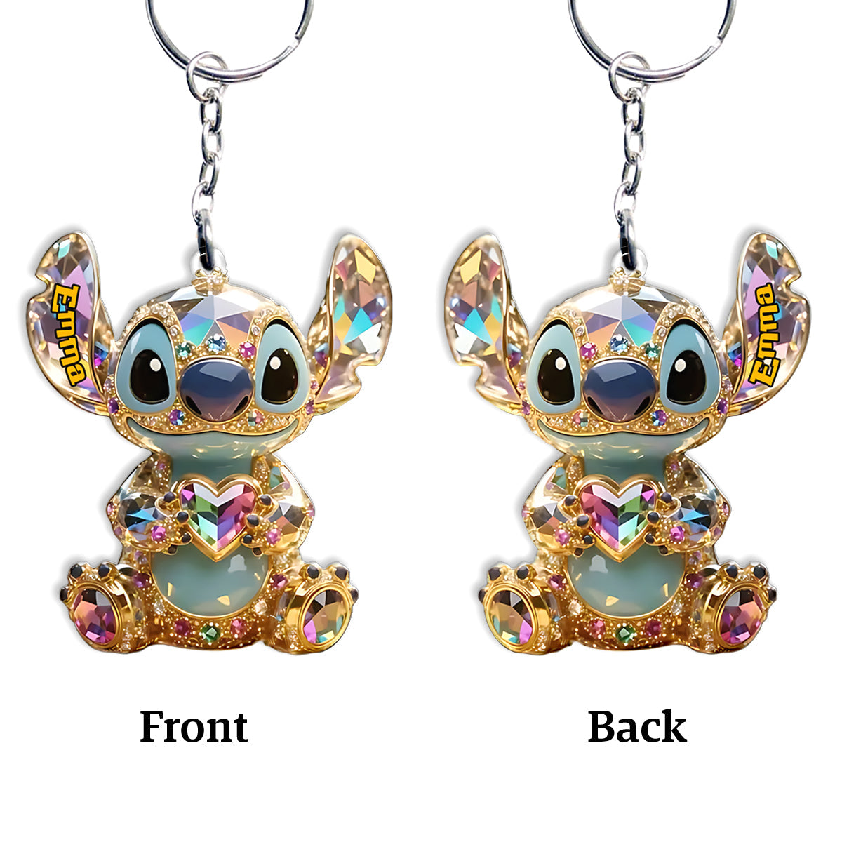 Ohana Means Family - Personalized Ohana Keychain