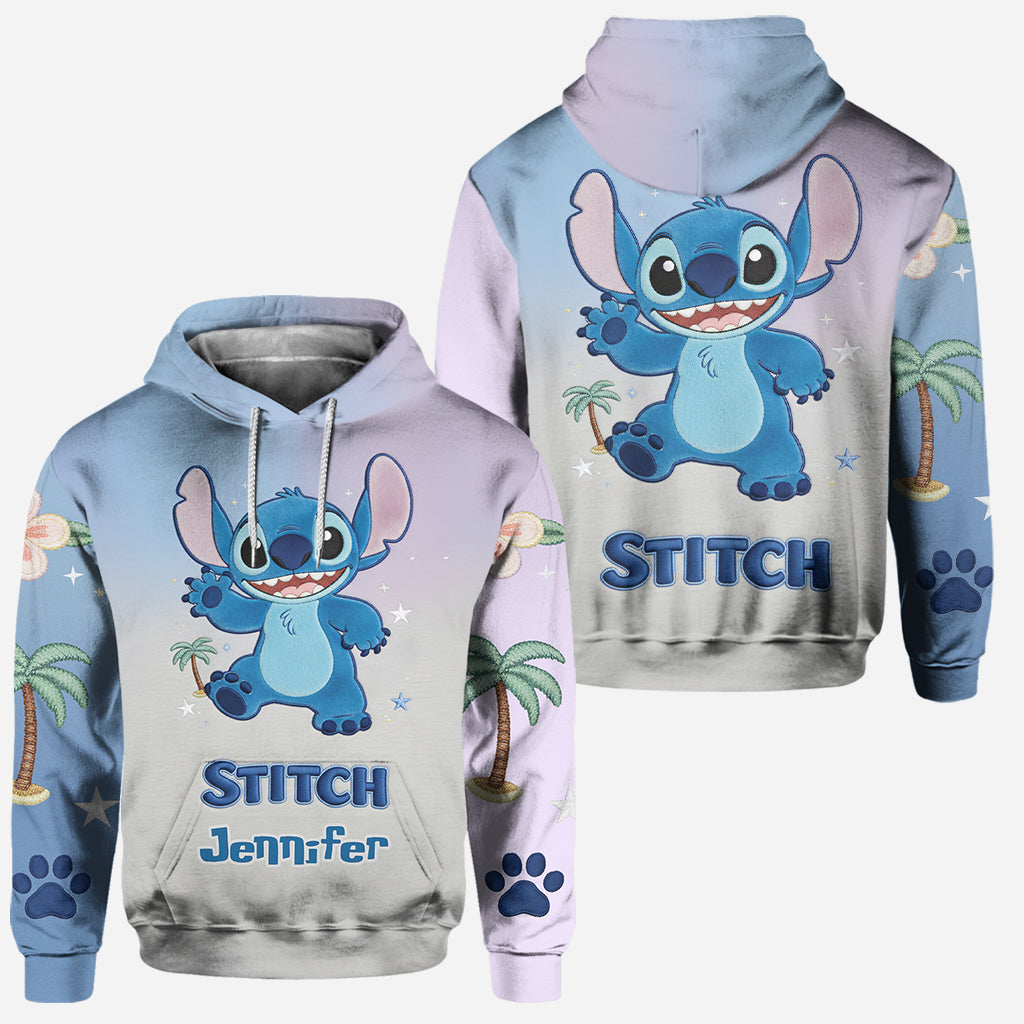 Blue Ohana - Personalized Ohana Hoodie and Leggings