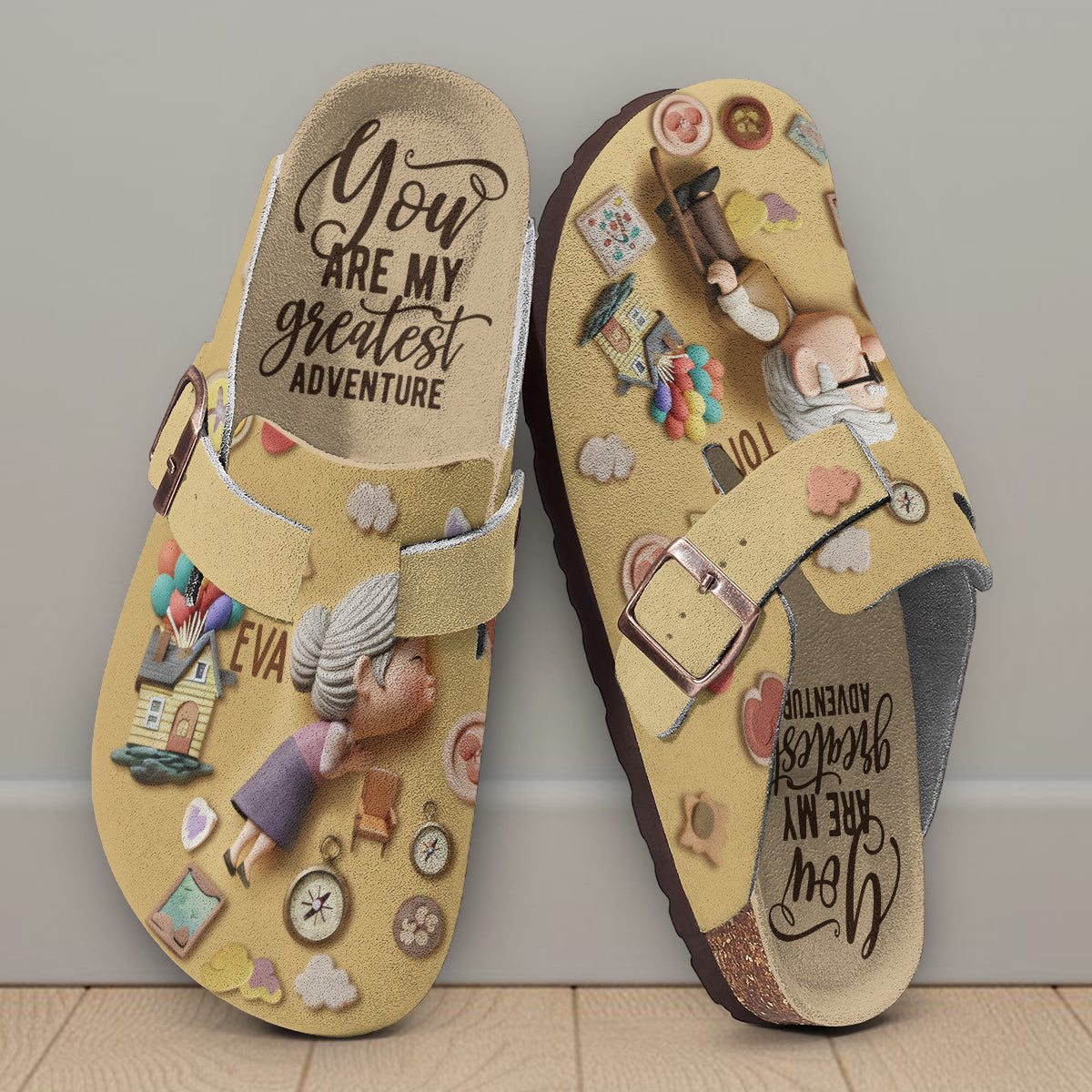 You Are My Greatest Adventure - Personalized Mouse Clogs With Arch Support