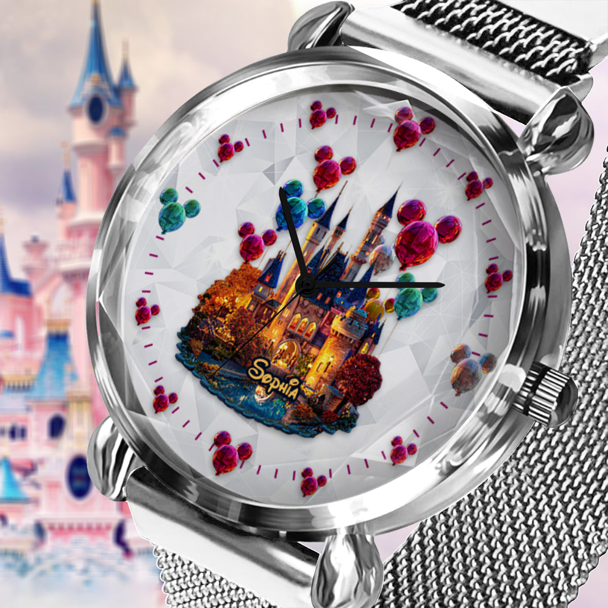 Magical Night - Personalized Mouse Women Hand Watch
