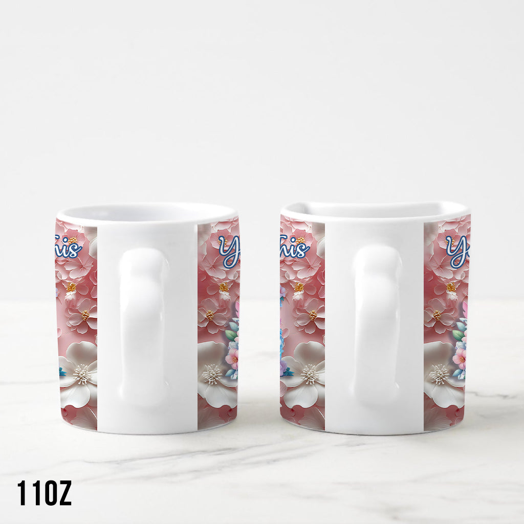 Love Ohana Forever - Personalized Ohana Matching Heart Handle Mug